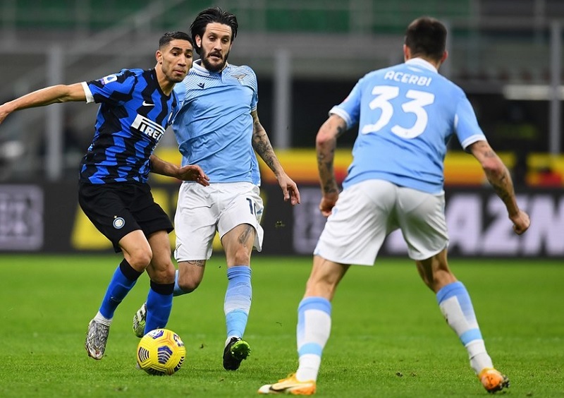 Chiến thắng ấn tượng của Lazio trước Inter Milan trong vòng đấu thứ 8 - Serie A