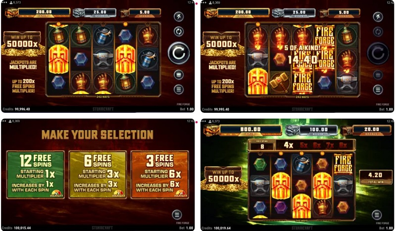 Fire Forge - Tựa game slot với chủ đề độc đáo và mới lạ
