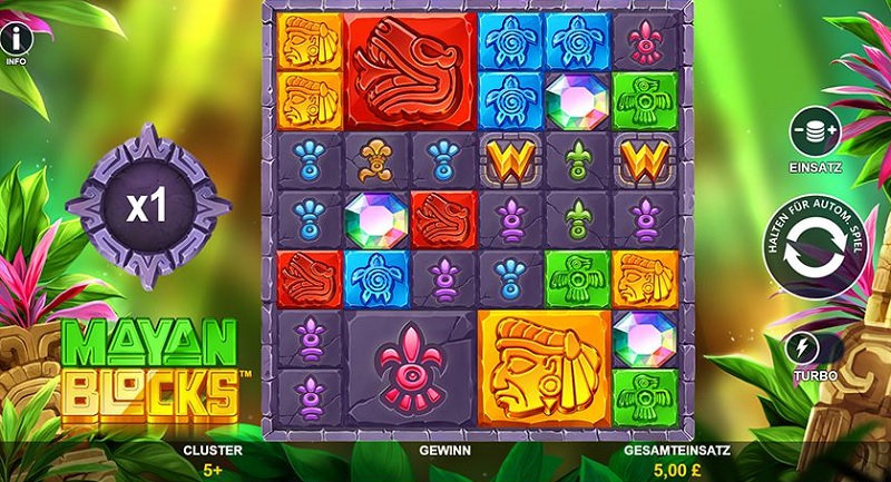 Nổ hũ Mayan Blocks - Trải nghiệm các tính năng thưởng thú vị