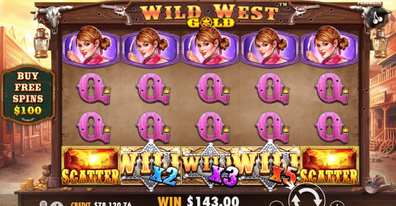 Hướng dẫn chơi siêu nổ hũ Wild West Gold