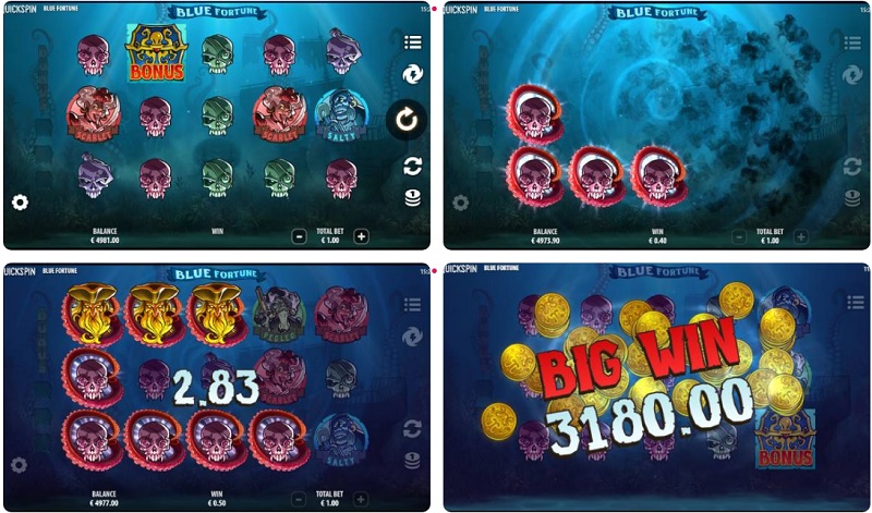Cùng khám phá biển sâu với slot game độc đáo Blue Fortune