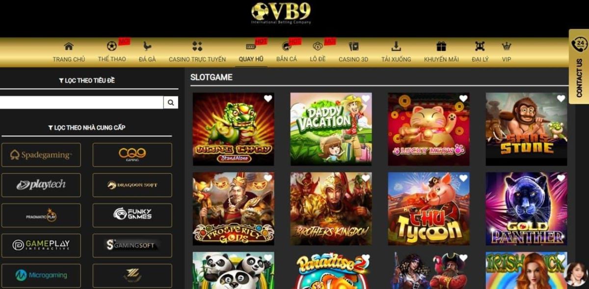 Nhà cái casino online uy tín VB9