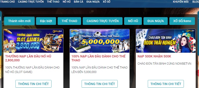 Casino trực tuyến Nowbet