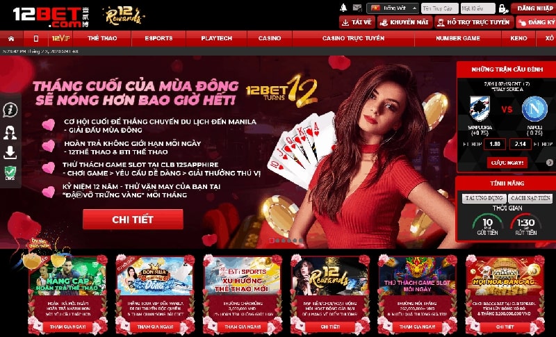 Casino online uy tín 2022-2023 12Bet